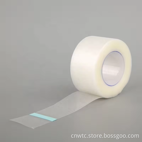 Real Factory Transparent PE Tape: Hypoallergenic Clear Adhesive Plastic Tape, Available in 2.5cm x 5m and Sizes of 1inch & 2inch